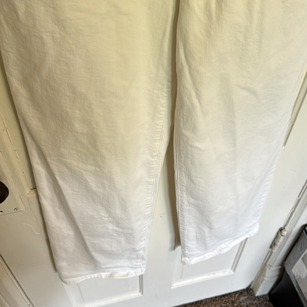 Madewell The Perfect Vintage Wide-Leg Crop Jean in Tile White - Picture 6 of 10